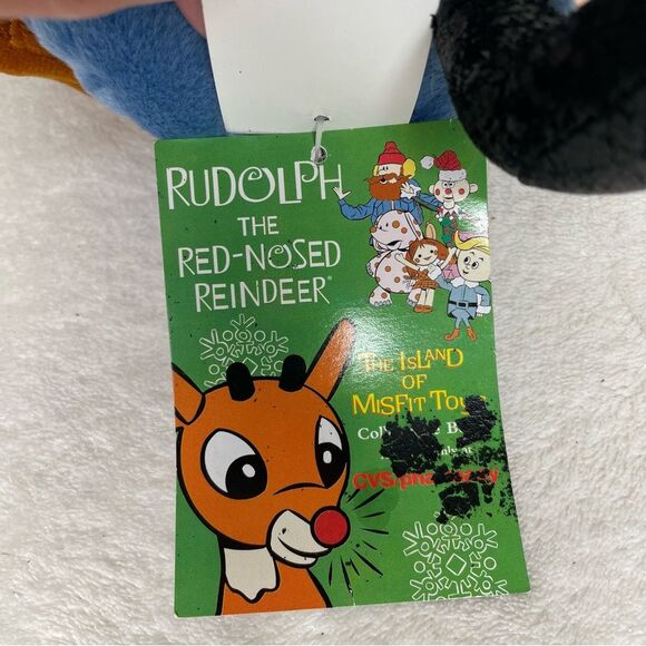 Stuffins CVS Yukon Cornelius Island of Misfit Toys Plush Bean Bag Rudolph 7” - Picture 6 of 8